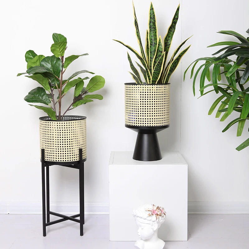 Minimalist Modern Foldable Plant Stand Metal Mesh Flower Shelf Multi-Level Green Plant Display Artistic Home Decor for Indoor