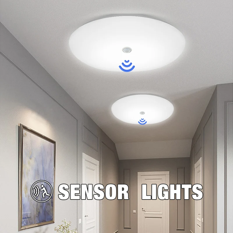 

PIR Motion Sensor LED Ceiling Lights Auto Delay motion sensor light Smart Home Lighting Ceiling Lamps for Room Hallway Corridor