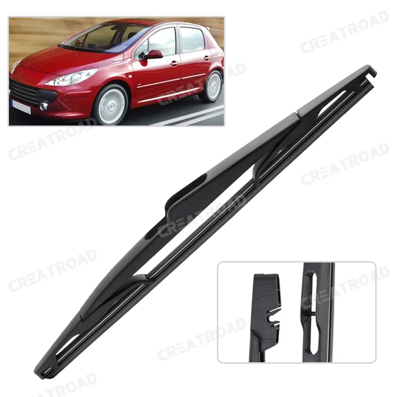 Wiper 14" Rear Wiper Blade For Peugeot 307 2001 - 2008 Windshield Windscreen Rear Window 2