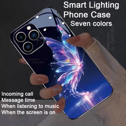Glow Shine Butterfly LED Phone Case with Flash Cover - iPhone 7 8 SE2020 (Butterfly LED)