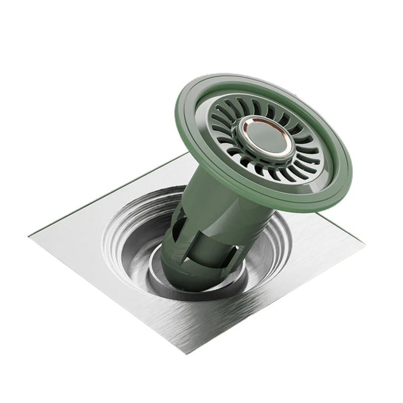 

Bath Shower Floor Strainer Cover Plug Trap ABS Anti-odor Sink Bathroom Water Drain Filter Deodorant
