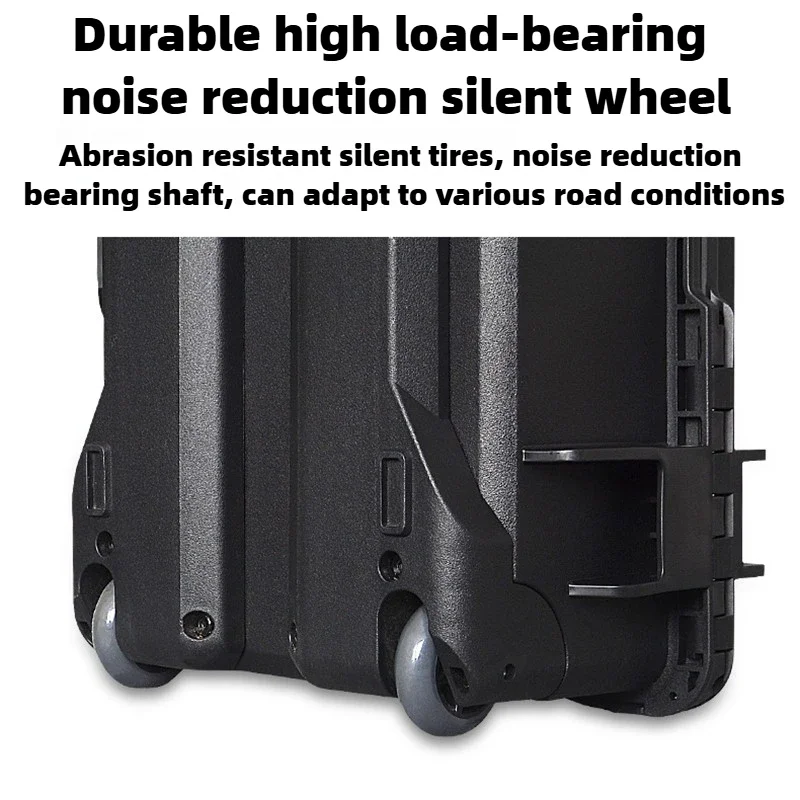 Rigid Plastics Tool Case Professional Photographic Equipment Safety Protection Tool Case Draw-bar Box Camera Lens Storage Case 5