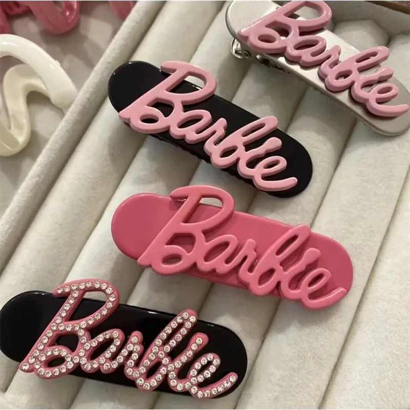 

Barbie Letter Pink Hairpin Fashion Ladies Hairpin Sweet Cool Hot Girl Hairpins Simplicity Hair Accessory Hair Accessories Gifts