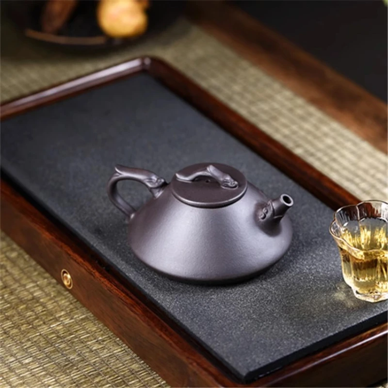 160ml Yixing Purple Clay Teapot Hand Carved High-end Teapot for Home Use Green Tea and Red Teapot Tea Infuser Ceramic Tea Set