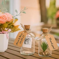 12/24Sets Mini Glass Bottles Wedding Decorations Favours Glass Bottles With Cork Lids Kitchen Decorations Wedding Gift Kitchen