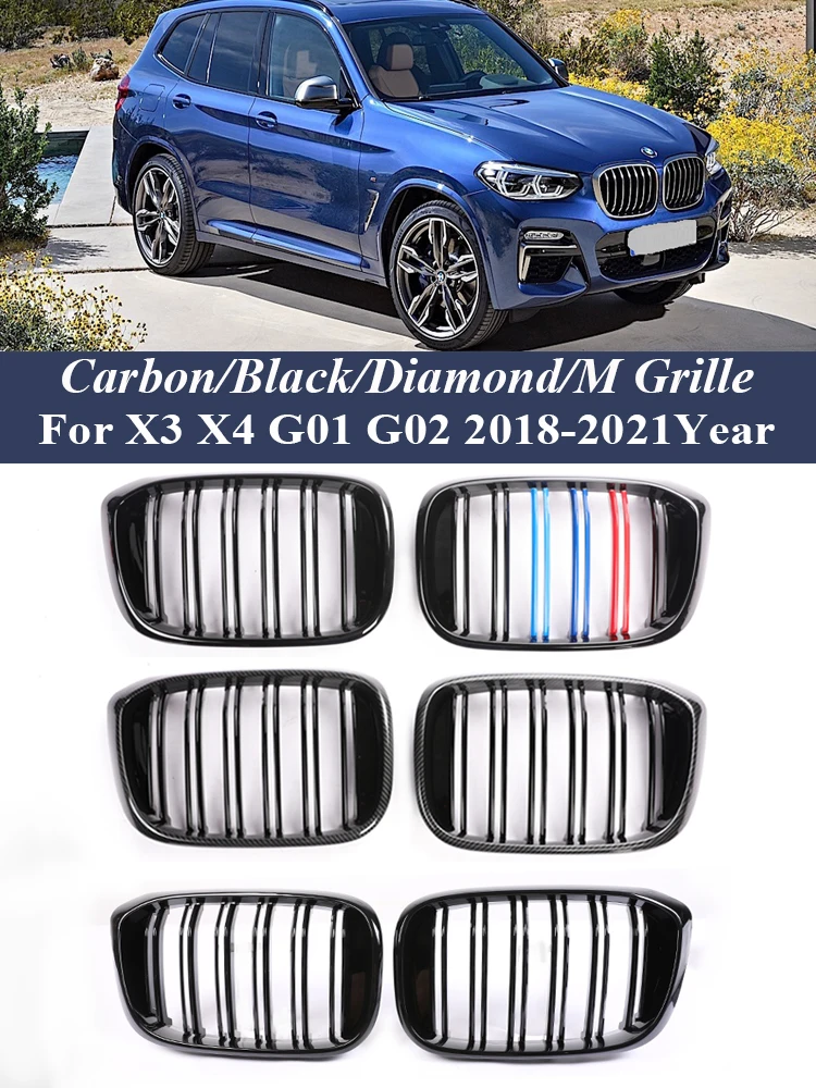 

Решетка переднего бампера из углеродного волокна для BMW X3 X4 G01 G02 2008-2021