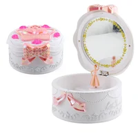 Dancing Girl Musical Boxes Toy Rotating Doll Performing Ballet Birthday Gift Wedding Decoration Sound Toy Christmas gift 1