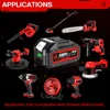 21V Rechargeable 588VF Lithium Ion Battery 22900mah Li-lon Battery With Battery Indicator For Makita BL1850 BL1840 Power Tools 5