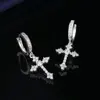 2024 Korean Wave New Ricky Same Classic Cross Earrings Fashion Zircon Men's Vintage Jewelry Accessories Gift 4