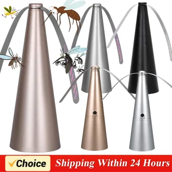 1/2PCS Fly Fans for Tables Fly Repellent Fan Table Top Fly Fan Portable Outdoor Picnic Fan for Picnic Restaurant Party Home BBQ 1