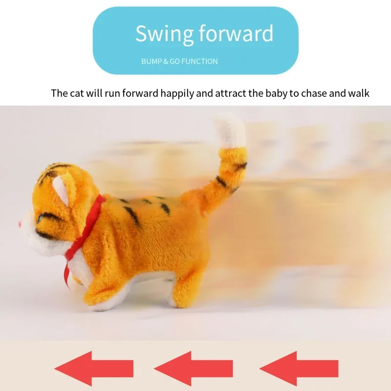 13cm Electric Robot Cat Plush Toy Lucky Cat Action Figure Calling Stuffed Soft Doll Mini Plush Shaking Birthday Dancing Toy