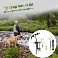 6pcs/5pcs Fly Tying Tools Combo Kit Fly Tying Vise 3