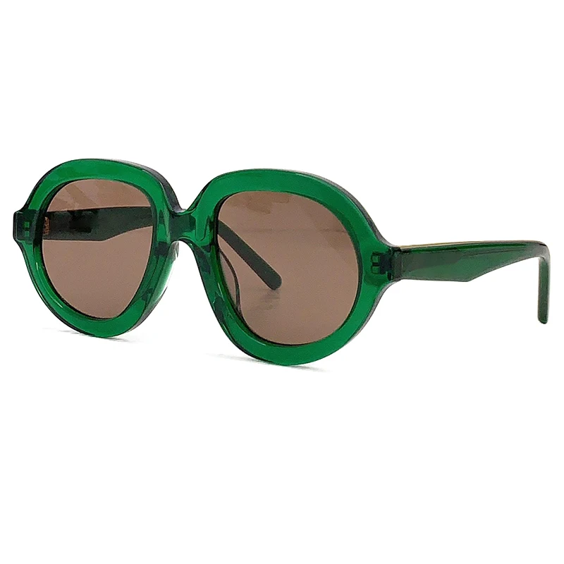 

2023 Oval Sunglasses Women Acetate Frame UV400 Protection Lens Shades Brand Designer High Quality Eyewear