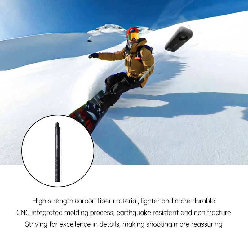Insta360 Bâton Selfie Invisible 100cm pour X5/X4/X3/Ace Pro 2