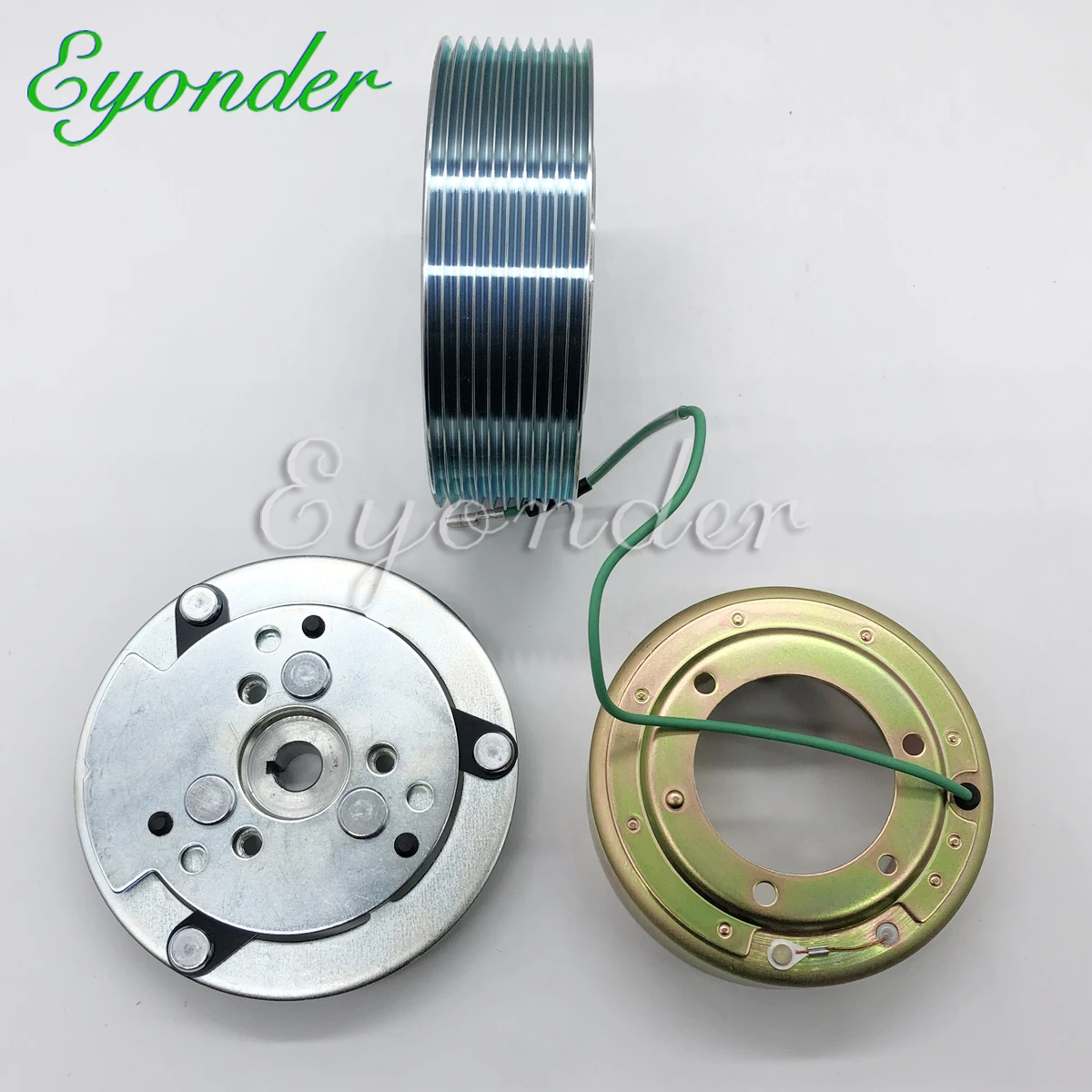

AC A/C Air Conditoning Compressor Magnetic Electromagnetic Pulley Clutch Kit 24V 10PK PV10 for SANDEN 5H14 SD5H14 508