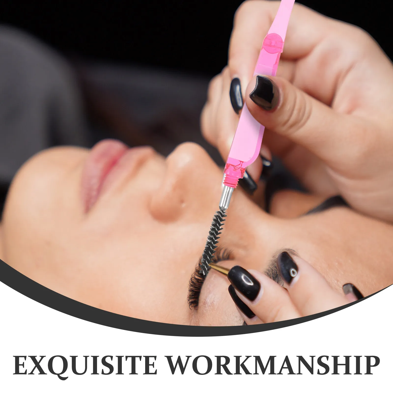 레드 폴딩 2in1 듀얼 헤드 속눈썹 빗 래쉬 브러쉬 분리기 눈썹 정리 도구 메이크업 애플리케이터 뷰티 도구