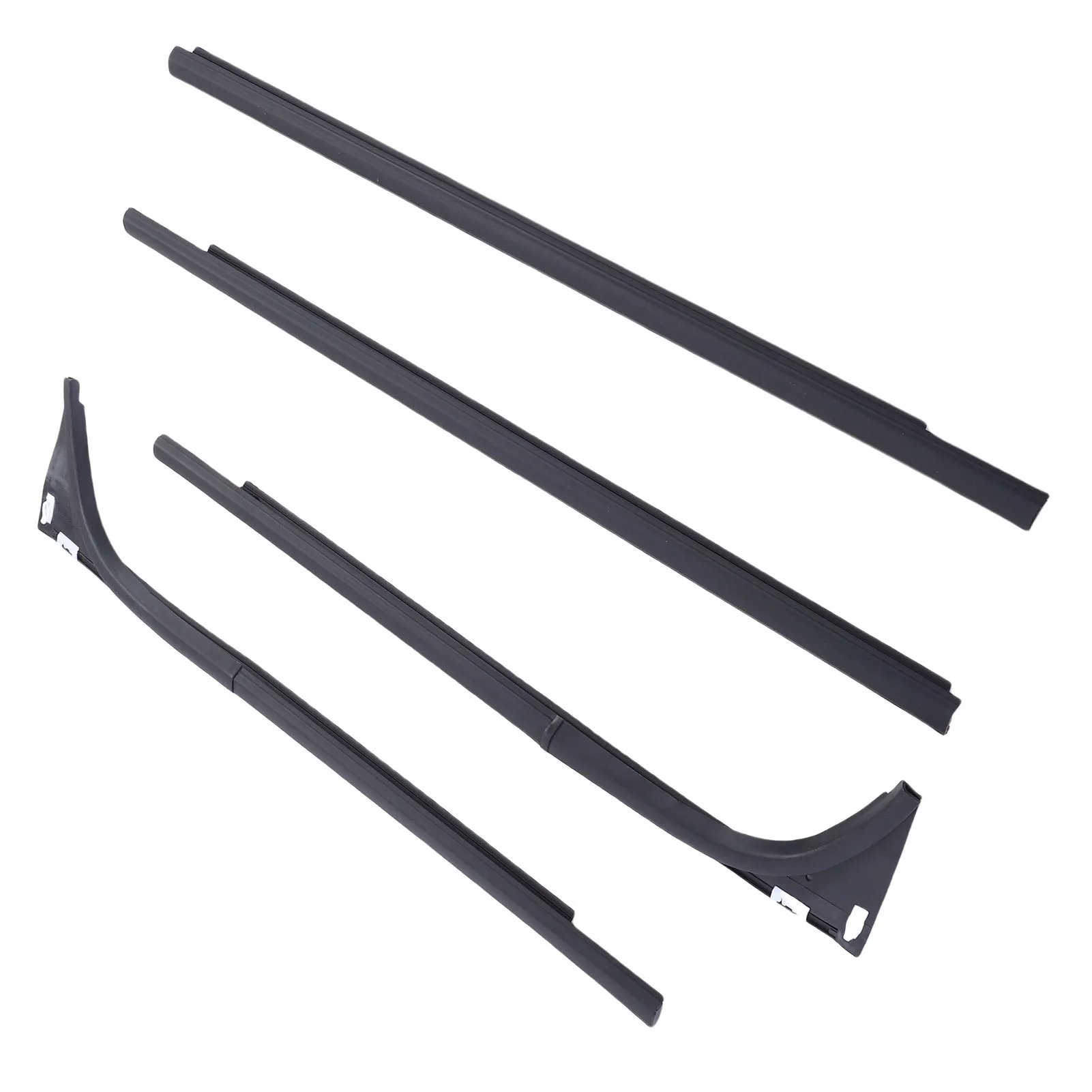 4Pcs 자동차 고무 창 씰 스트립 세트 교체 Mazda-BT50 4 도어 2012-2019 1D0050640 1D0050650 1D0050660 1D0050670