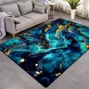 Blue Marble Carpet for Living Room Luxury Home Decorations Sofa Table Large Area Rugs Bedroom Bedside Foot Pad Non-slip Mat 3