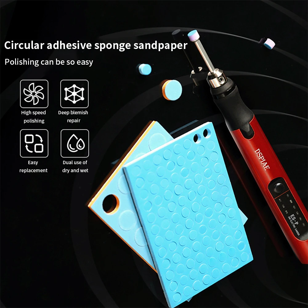Portable Electric Sander Grinding Pen File Drill Polishing Sanding Machine Sponge Sandpaper Disc Tool Sharpening Pen DSPIAE