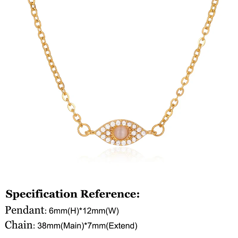 Collana Turca Del Malocchio - Amuleto Portafortuna In Lega Ipoallergenica, Regalo Per Donna