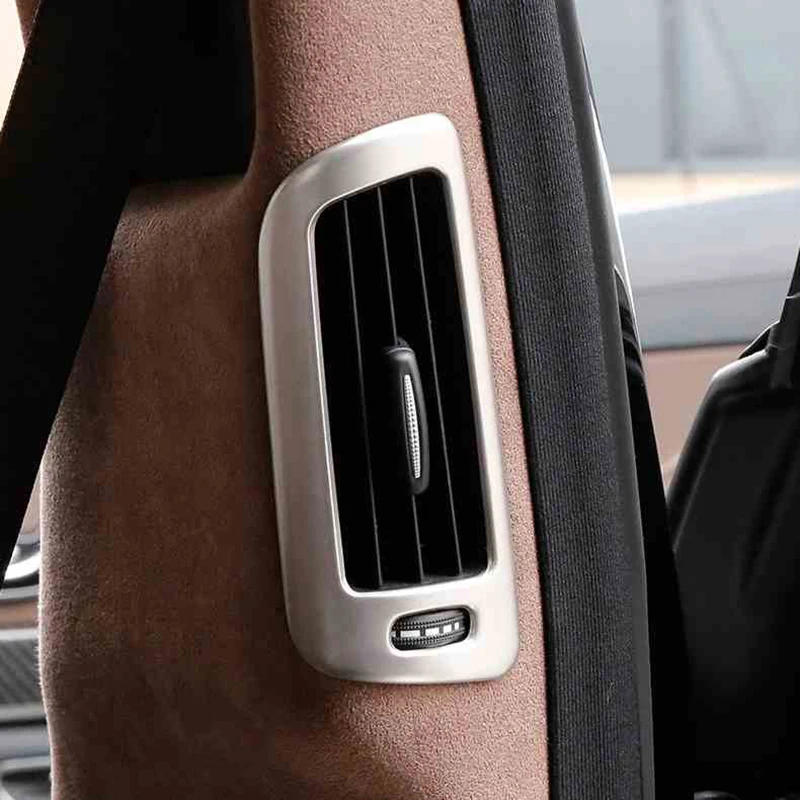 For Mercedes Benz S Class W222 Accessories Interior Center Console Water Cup Panel Gear Frame Trim Cover Sticker Car Decoration 5