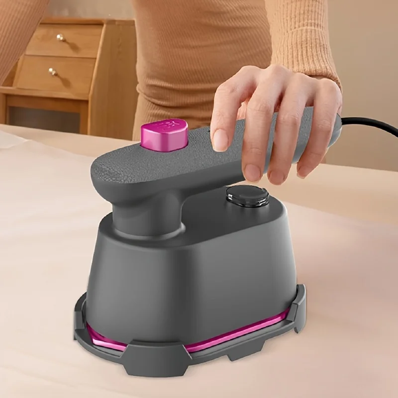 1pc Portable Mini Steam Iron Handheld Foldable Rotating Ironing Machine Remove Wrinkles And Iron On Clothes Machine Suitabl