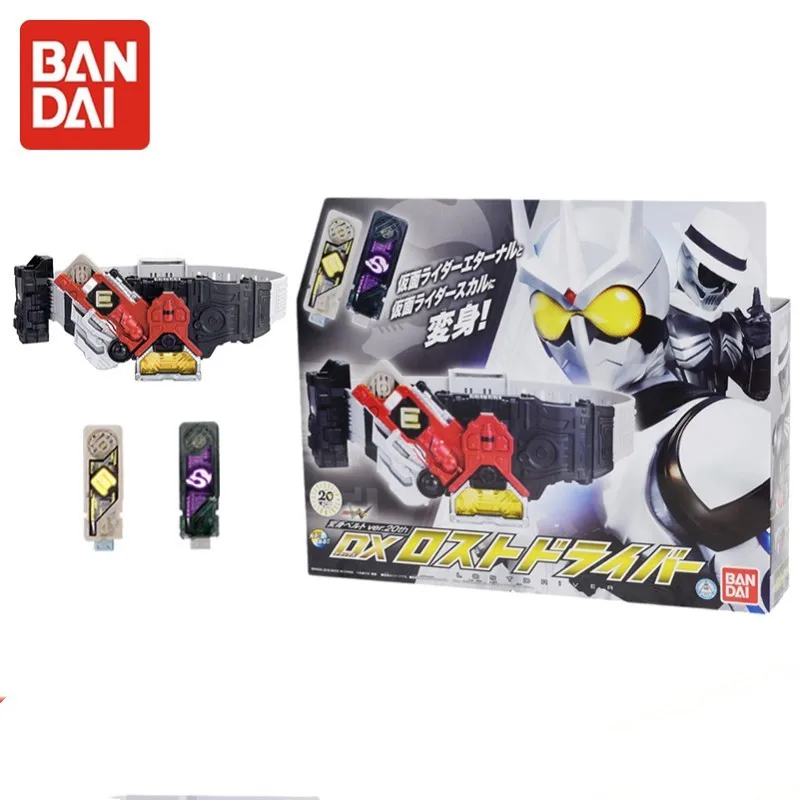 

Anime Action Figures Bandai Original Kamen Rider Dx W Double Rider Transformation Belt Eternal Skull Toys Boys Girls Kids Gift