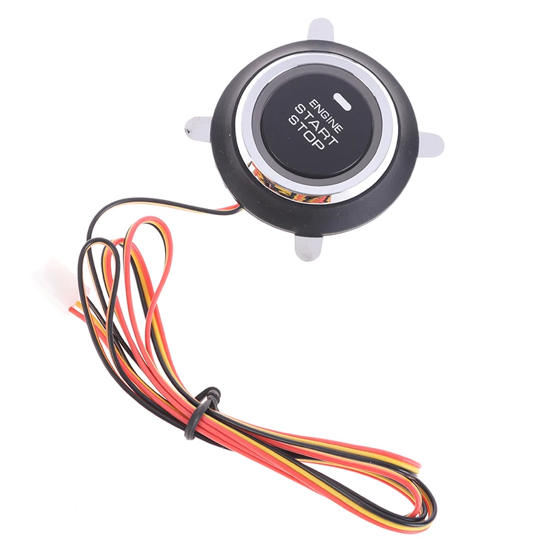 Car Start Stop Button 1 Pc 12V Auto Replacement Car Engine Start Stop Push Button Keyless Entry Ignition Starter Switch