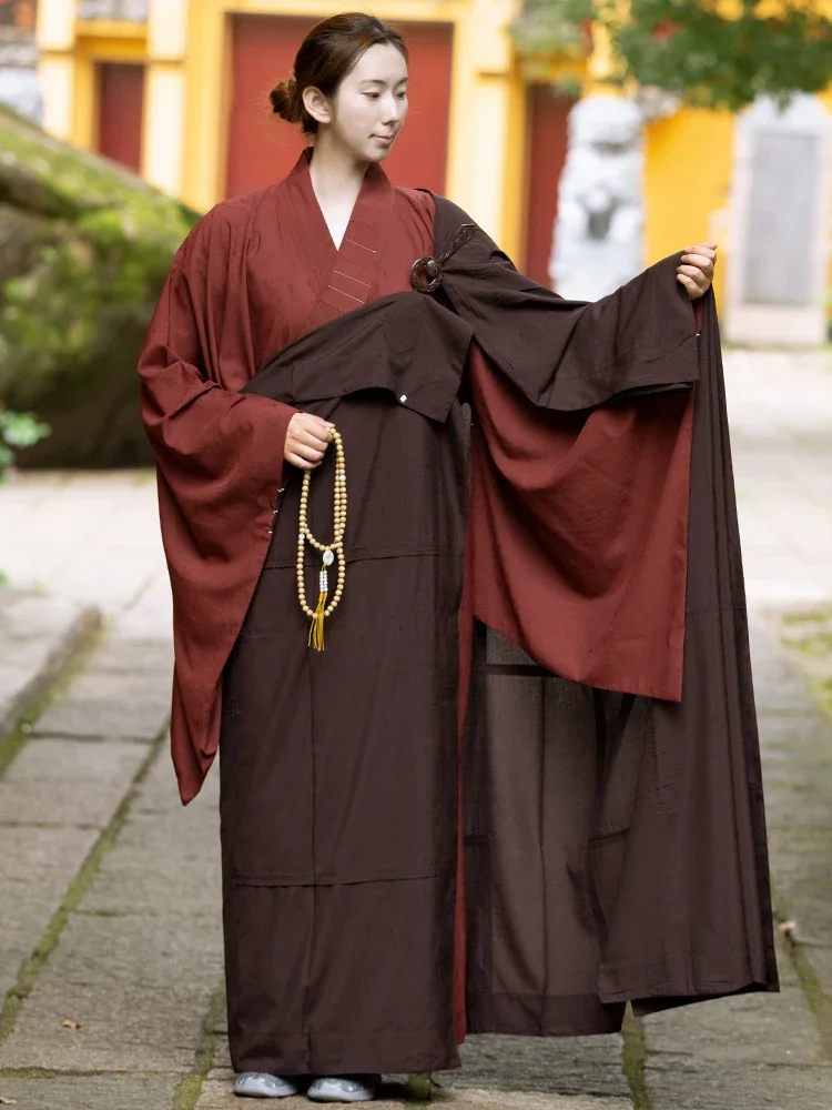Monk laymen Kasaya 4 Colors for Adults Buddhist Monk Rope Uniform Buddhism Events Clothing Buddha Fifth Seven Clothing Kasaya