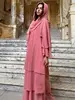Robe longue en mousseline de soie pour femmes musulmanes, Abaya ouverte, Dubaï, Turquie, Islam, Arabe, Robe musulmane, Caftan marocain