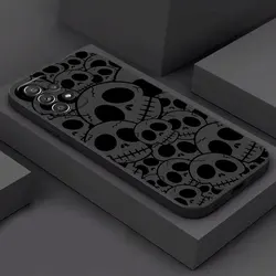 Halloween Bone Skull Themed Phone Case Cover - Samsung A7 2018 (ZMBLA 01)