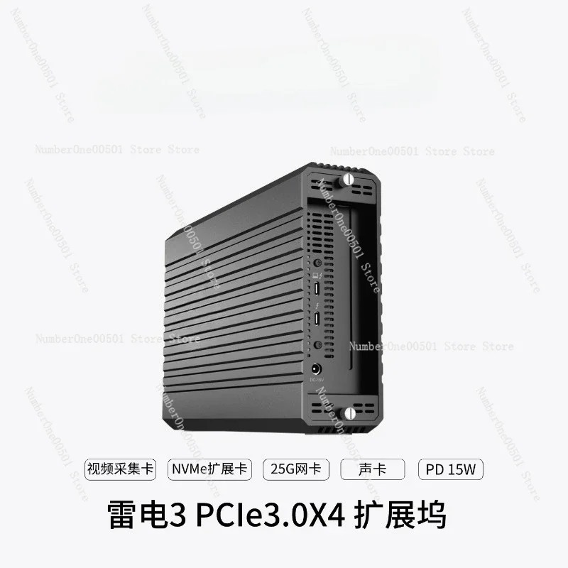 썬더볼트 3/4/5 PCIe 도크와 NVMe 어댑터 - 10G 이더넷 오디오 캡처 카..