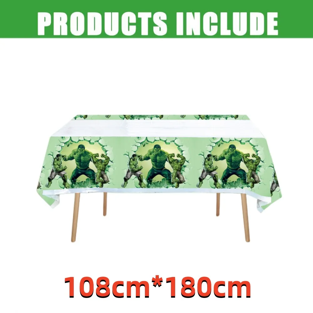 Superhero Hulk Birthday Party Decorations Paper Cup Plate Napkin Tablecloth Tableware Set Kid Boy Baby Shower Party Supplies party supplies birthday party supplies disposable tablecloth birthday tableware set disposable napkins