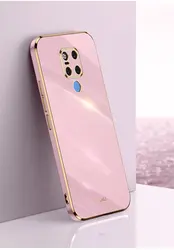Enhanced Shockproof Plating Silicone TPU Phone Case for With Ring Holder (PURPLE)