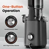 Cold Press Juicer, JoyBear Slow Masticating Machines with 4.3" Extra Large Feed Chute, Fit Whole Fruits & Vegetables, 6