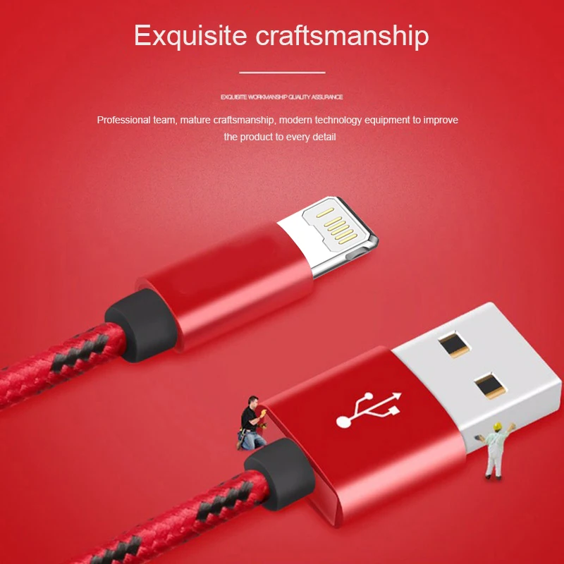 Premium 2.4A Fast Charging iPhone USB Cable - Available in 2m & 3m Lengths