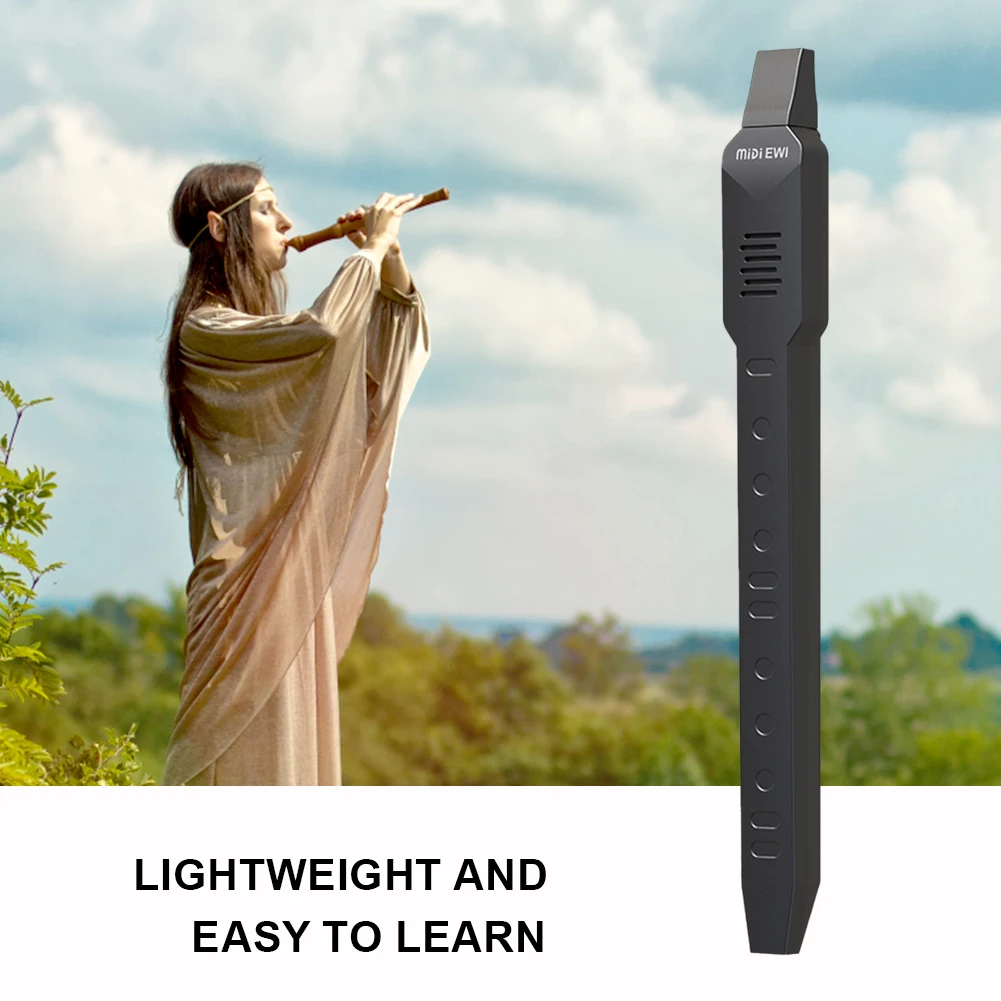 Electronic Wind Saxophone 10 Timbres Electronic Flute Built-in Battery Speaker Simulated Sax Music Wind Instrument saxophone musical instrument,digital wind saxophone