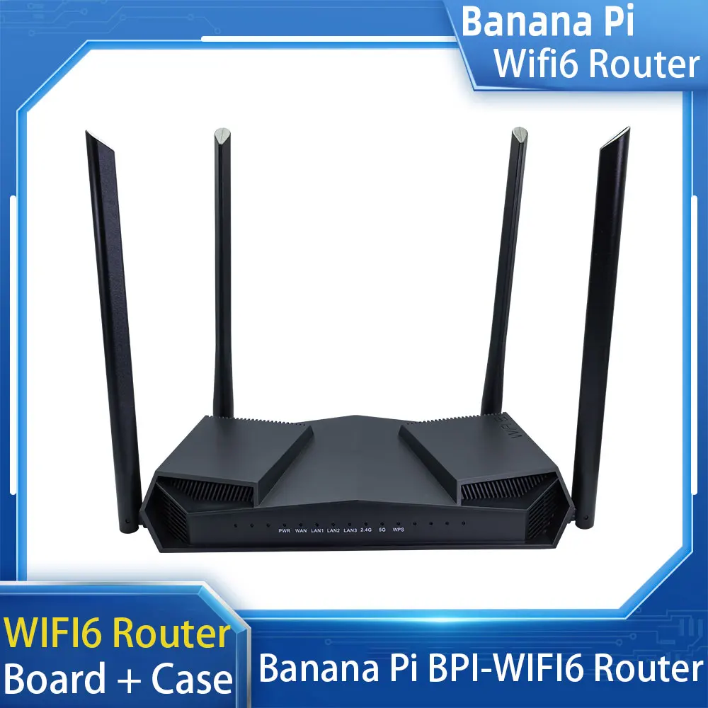 Banana-Pi-BPI-Wifi-6-OpenWRT-Router-Case-TR6560-TR5220-Wifi-SOC-Dual ...