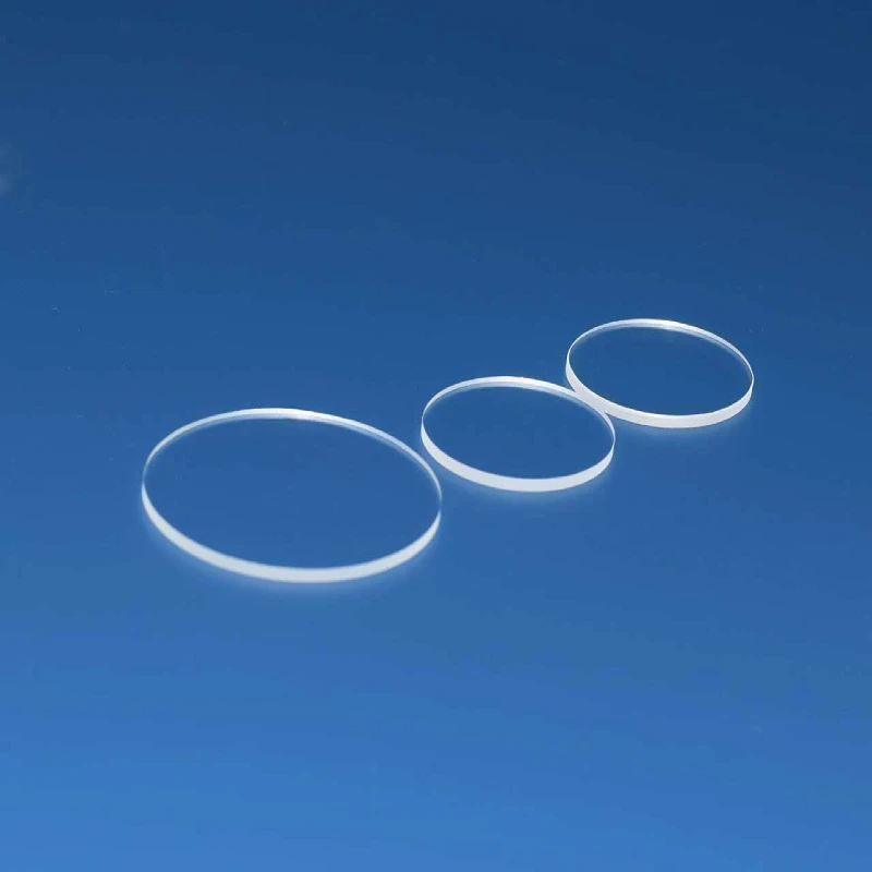 2/4/6/8 Inch Sapphire glass Round 0.05mm 0.1mm 0.3mm 0.5mm 1mm 2mm Infrared Optical lens Window film for wrist watch