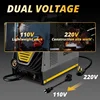 200A MIG/MMA Welder, DC Inverter Welding Machine,110V/220V Fully Digitally Control with Wire Brush,Earthing Cable,Digital Panel 5