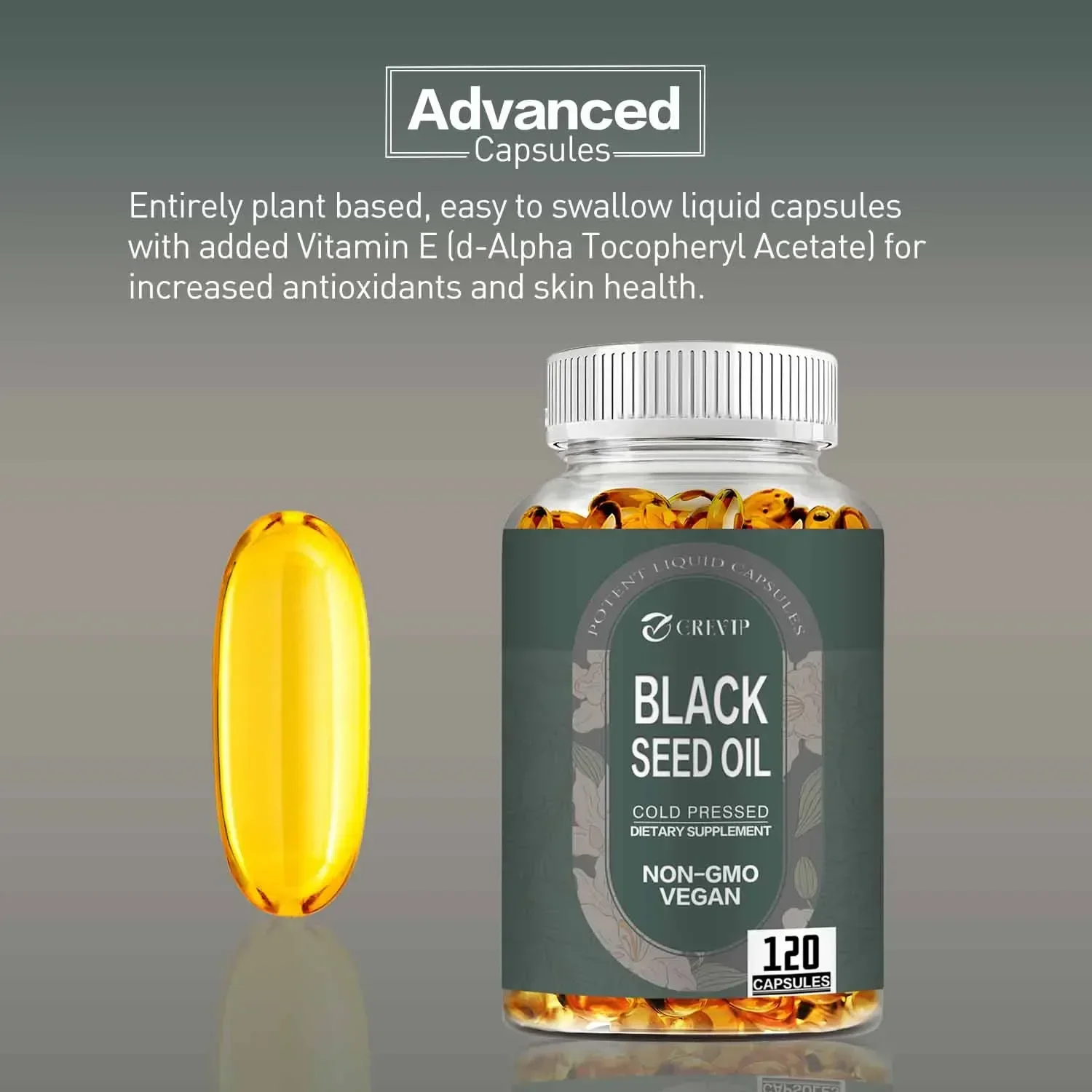 Black Seed Oil-Relieve Digestive Distress, Promote Healthy Hair and Skin, and Improve Overall Function