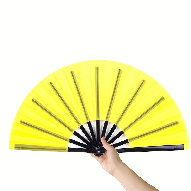 Kung Fu Fan 1 10 inch Folding Fan Martial Arts Double sided Plastic Chinese Sound Fitness Dance Classic Kung Fu
