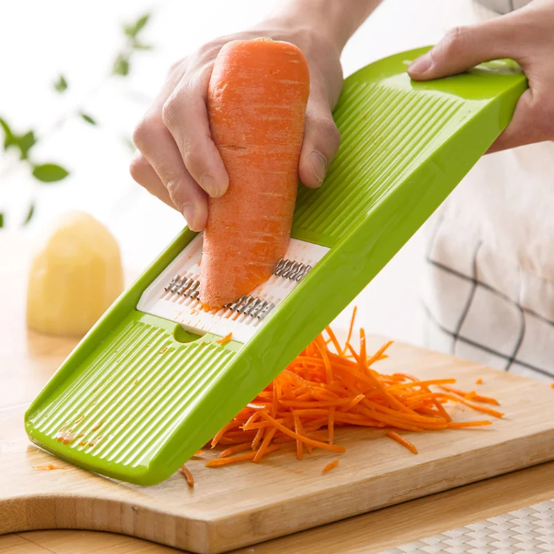 Stainless Steel Fruit Vegetable Slicer Multi-functional Potato Carrot Cucumber  Slicer Portable Durable Kitchen Accessories - AliExpress