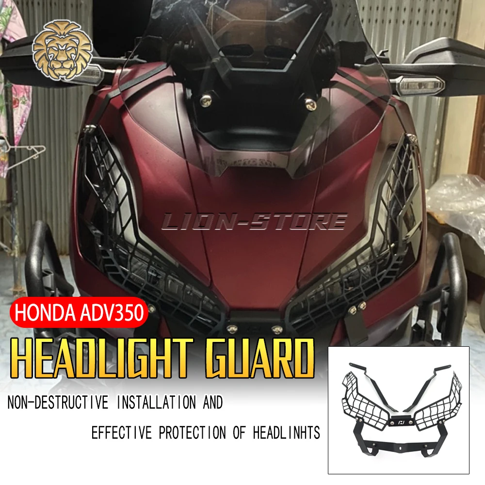 Motorcycle Accessories Motorcyclr Parts For Honda ADV 350 2022 Iron  Headlight Bracket Guard Cover Protector For