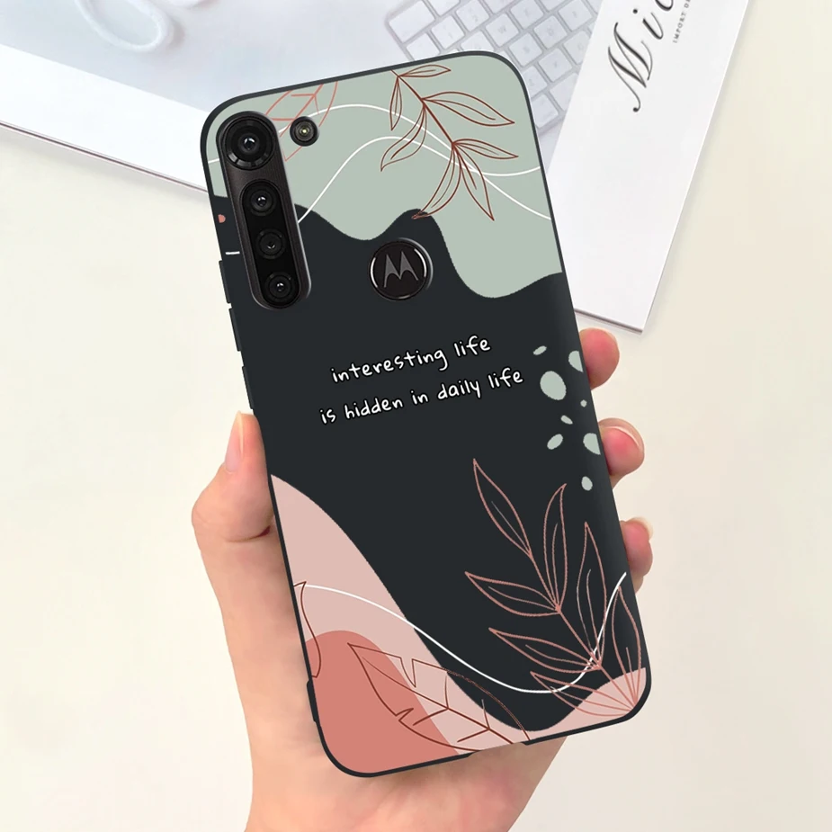 Stylish Art Painted Letters Phone Case - Soft s Coque