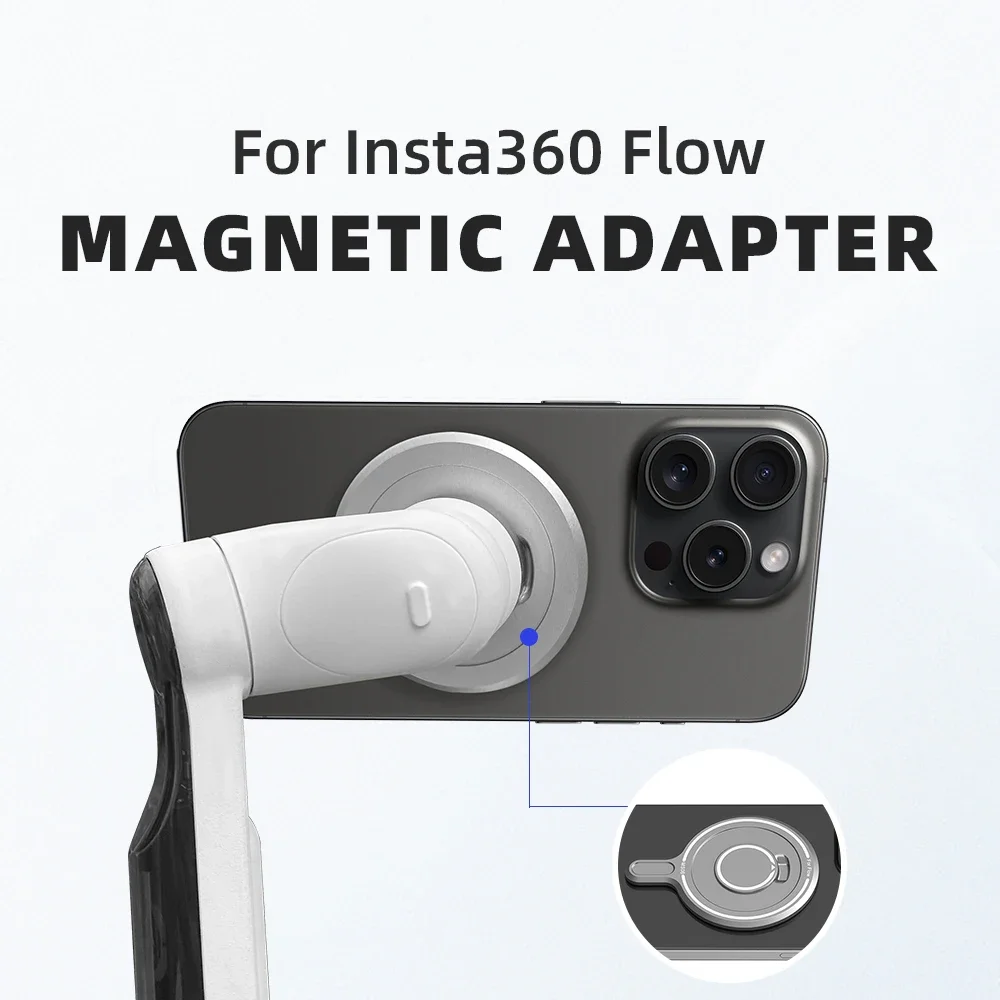 Insta360 Flow Pro用磁気ベース,マグセーフジンバル,アルミニウム合金 