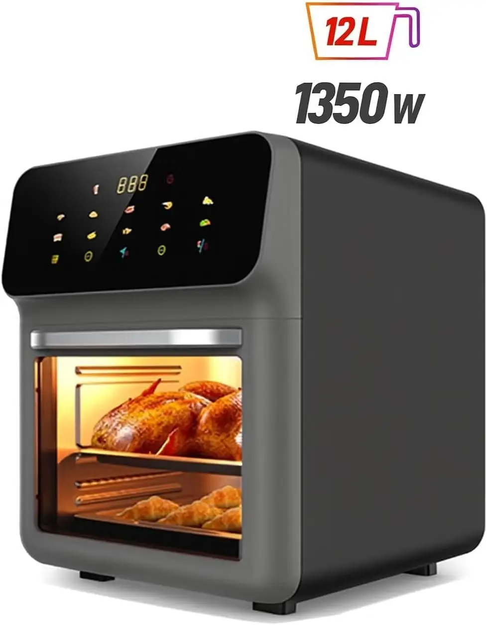 مقلاة هوائية كهربائية صحية بدون زيت للقلي/الشواء/ا...