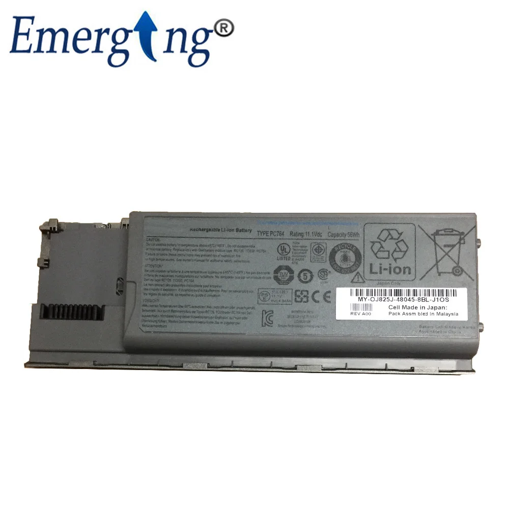 Фото Аккумулятор для ноутбука Dell Latitude D620 D630 PC764 NT379 TC030 Precision M2300, 11,1 В №2