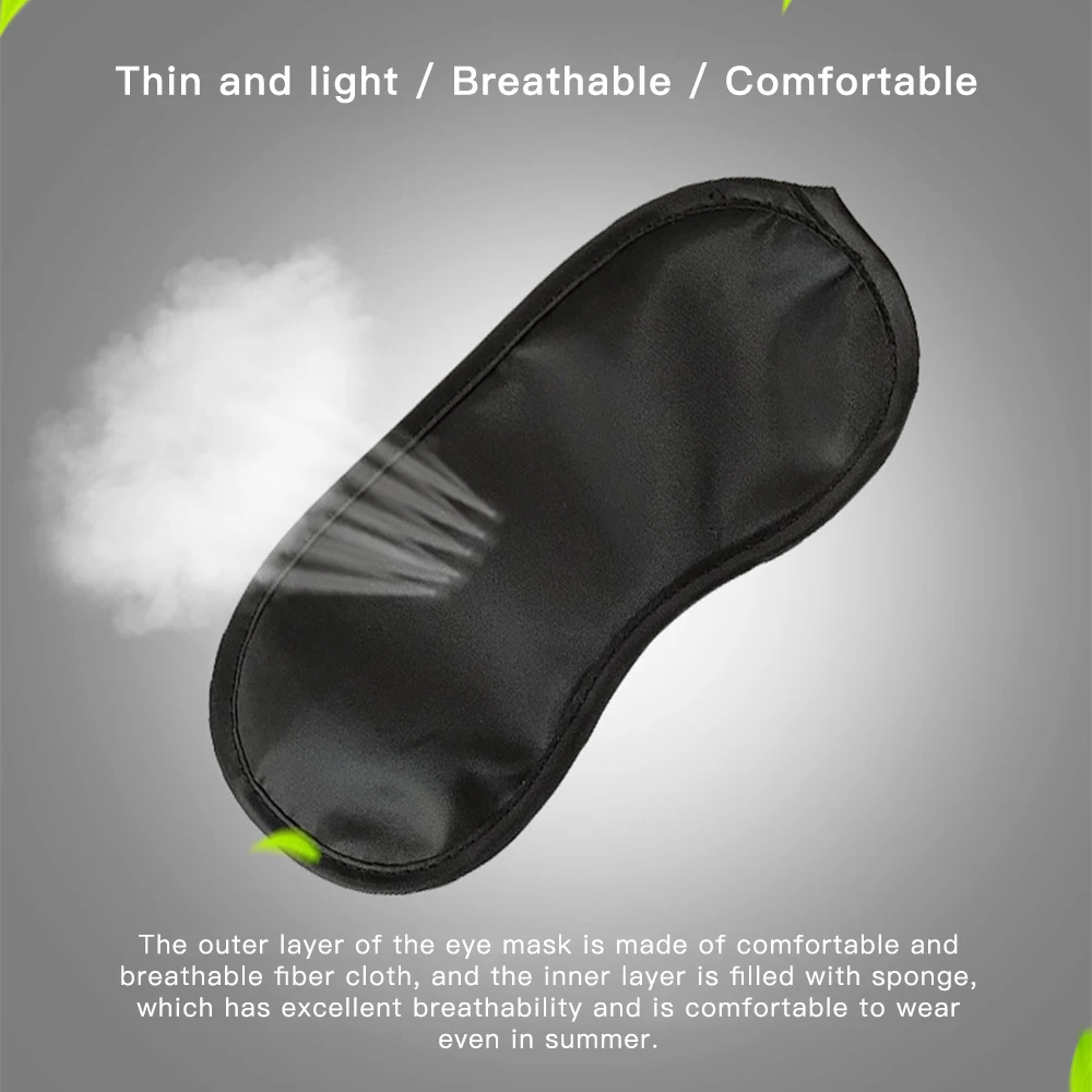 Sleeping Eye Mask Portable Travel Rest Sleeping Aid Blindfold Blockout Light Eye Patch
