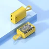 Punk Wind Transparent Mecha Power Bank 20000mAh 10W Fast Charging Large Capacity Mobile Power Supply 6
